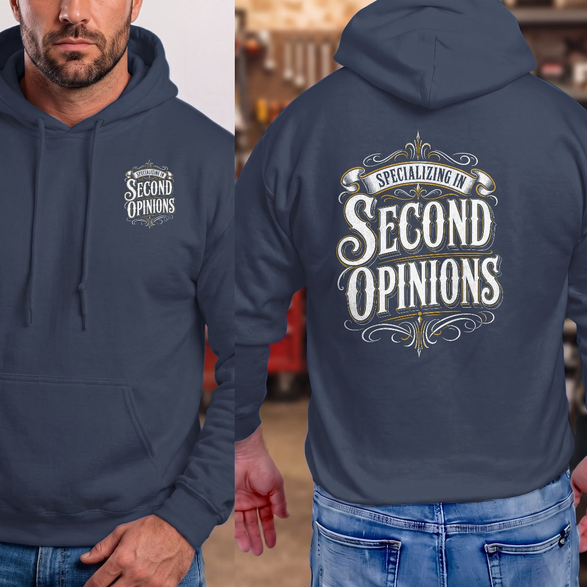 Navy | Front & Back