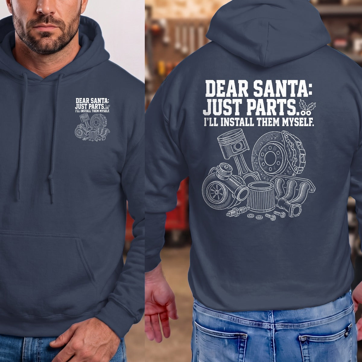 Navy | Front & Back