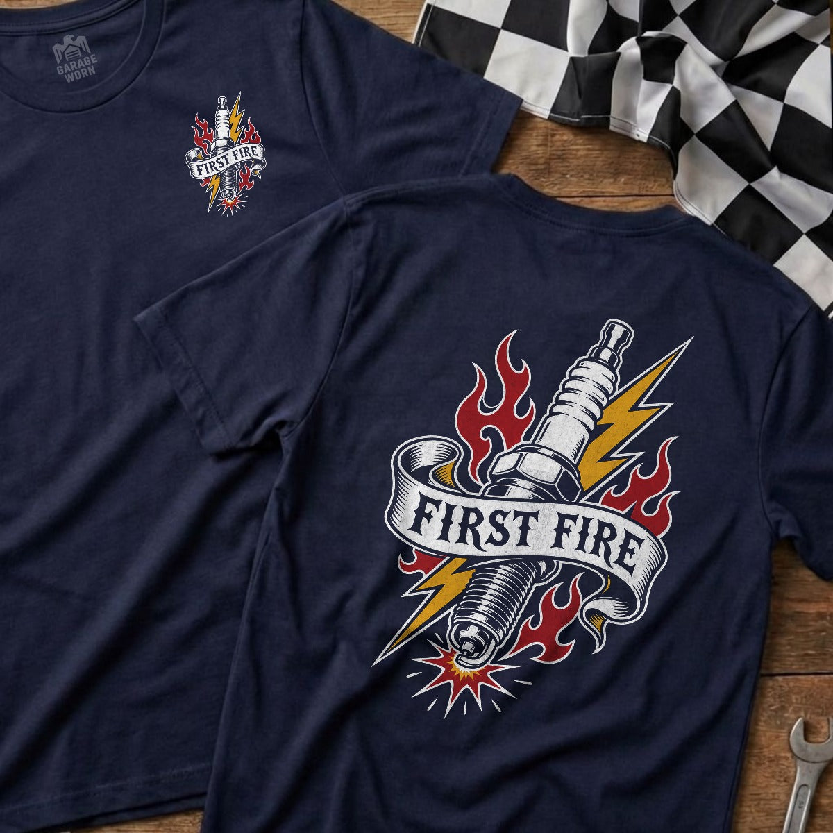 Navy | Front & Back