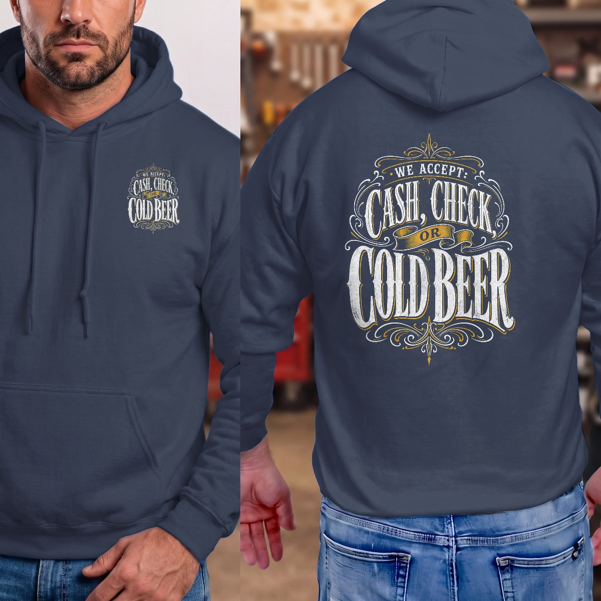 Navy | Front & Back