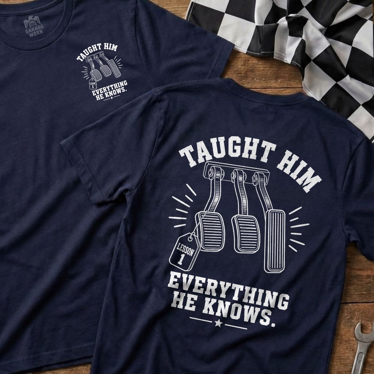 Navy | Front & Back