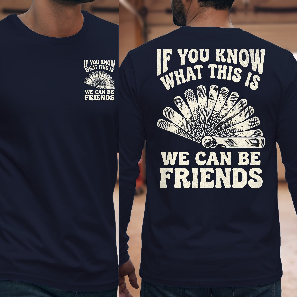 Navy | Front & Back
