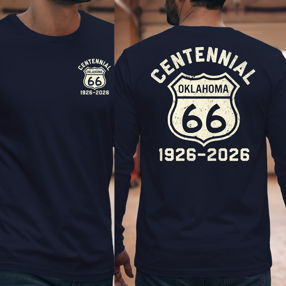 Navy | Front & Back