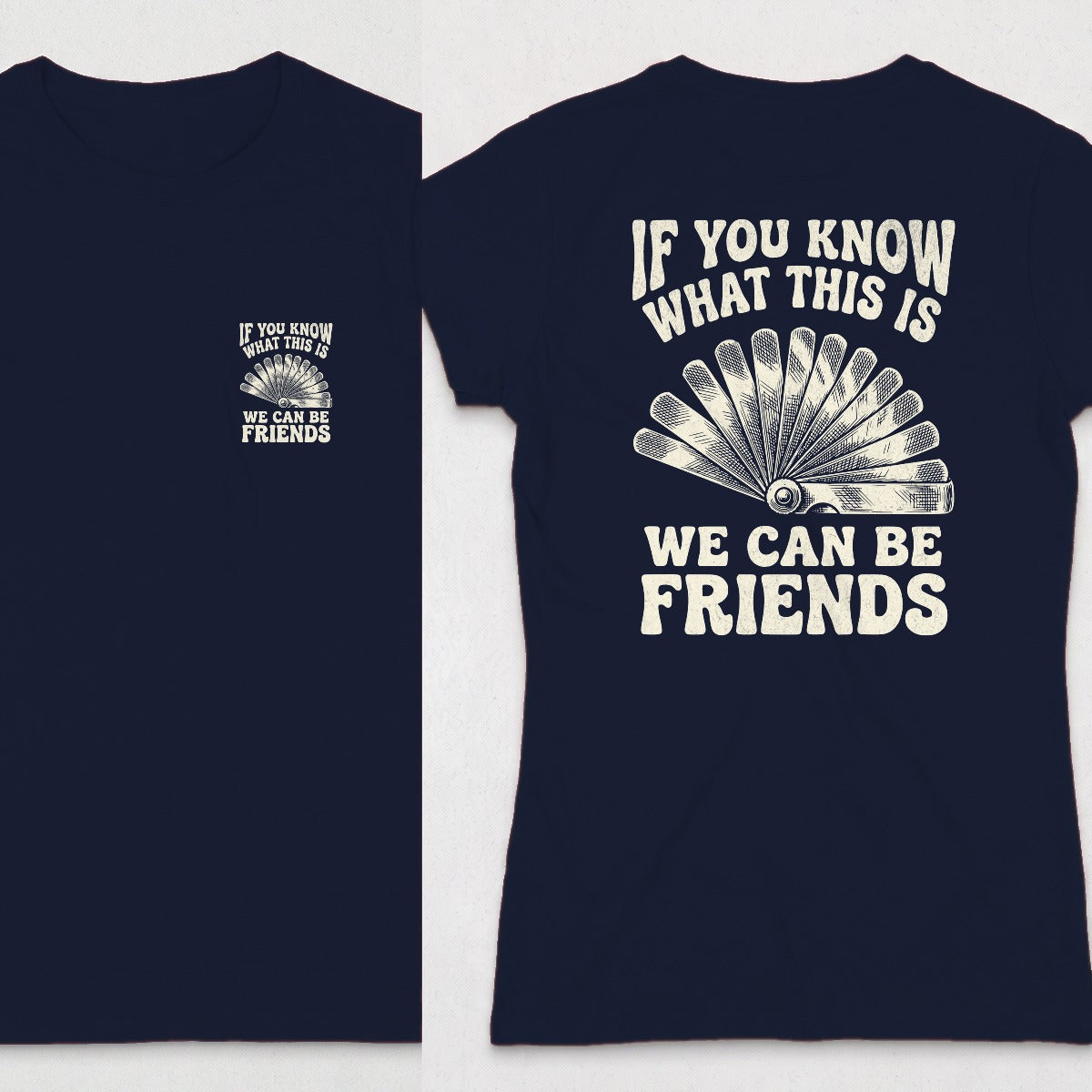 Navy | Front & Back