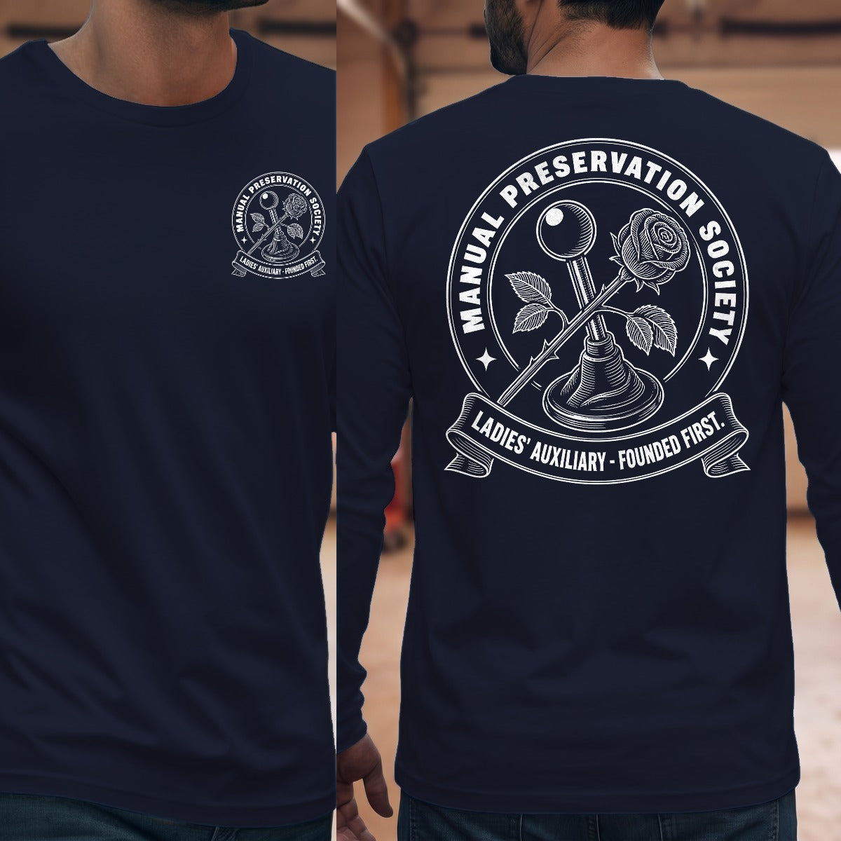 Navy | Front & Back