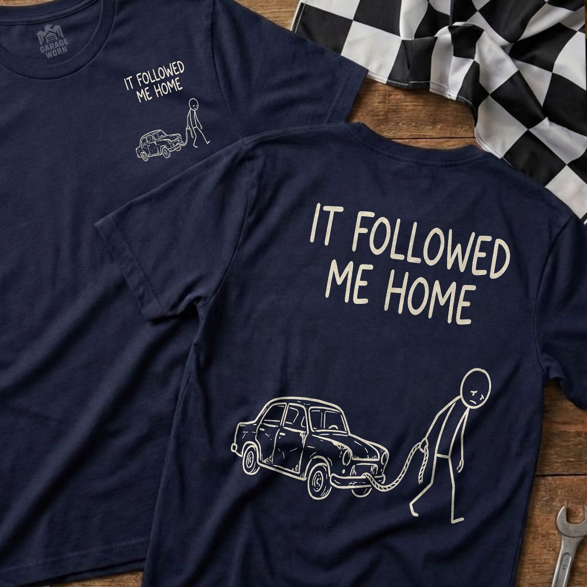 Navy | Front & Back