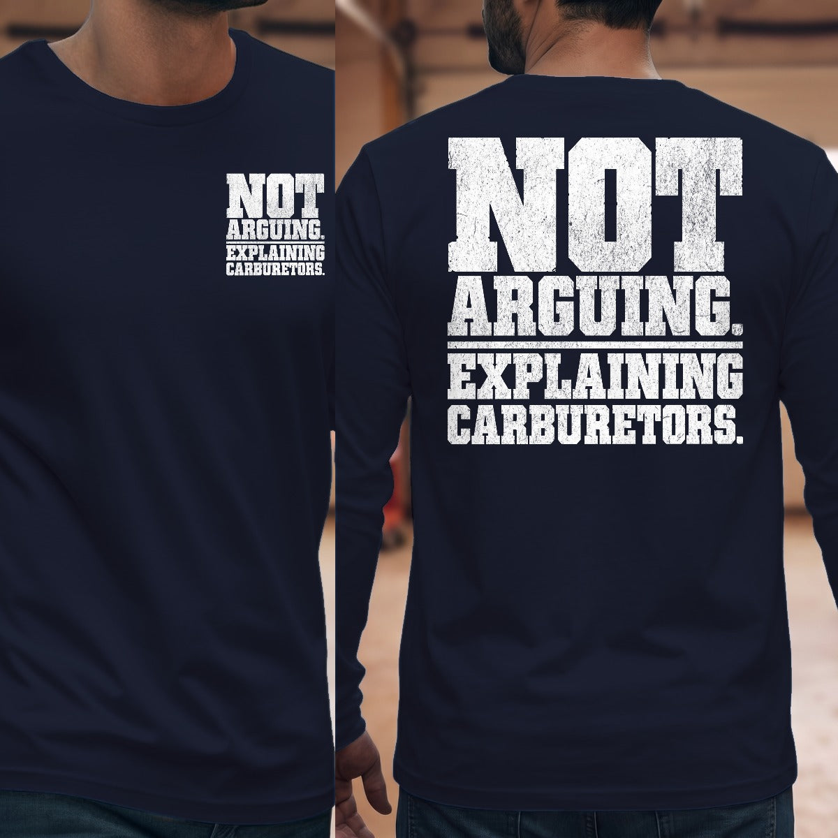 Navy | Front & Back