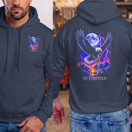 Navy | Left Chest + Back