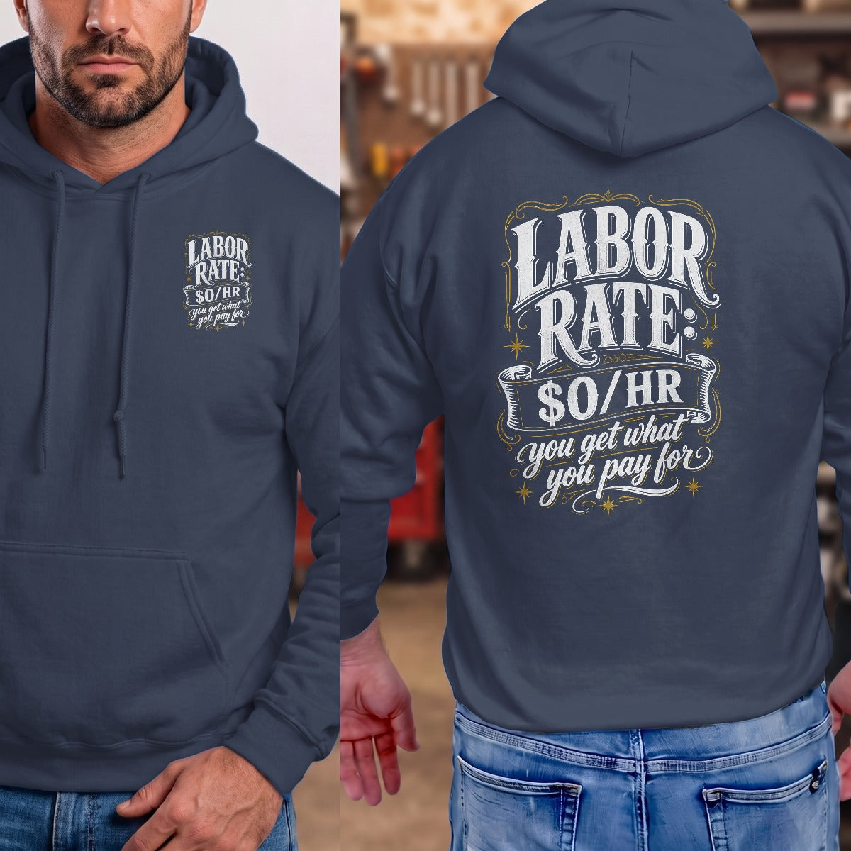 Navy | Front & Back
