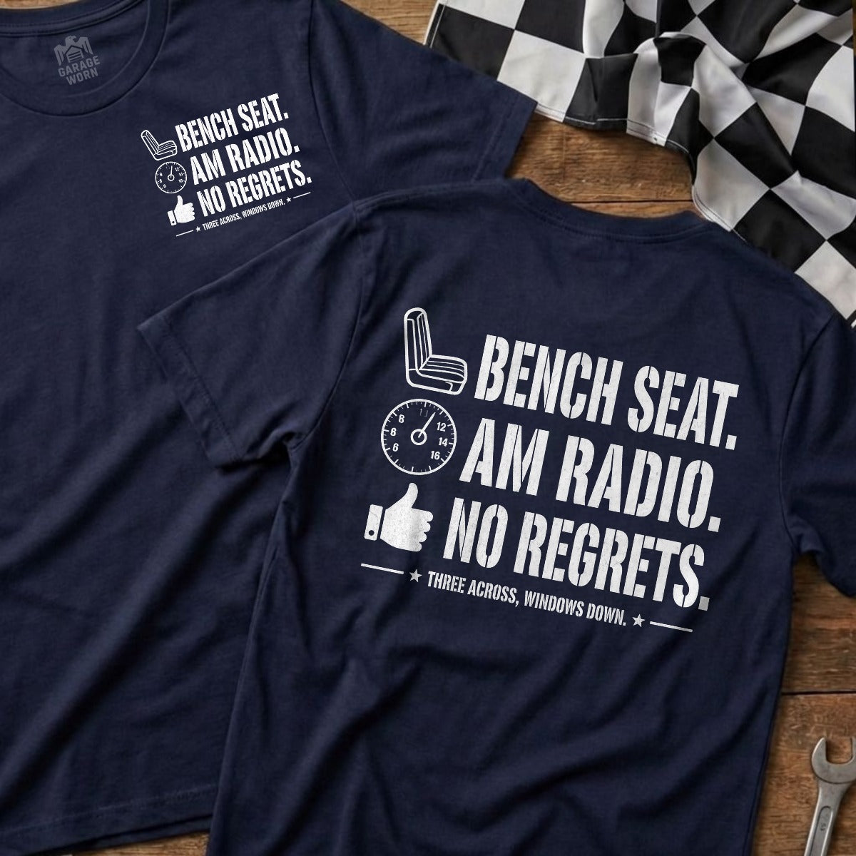 Navy | Front & Back
