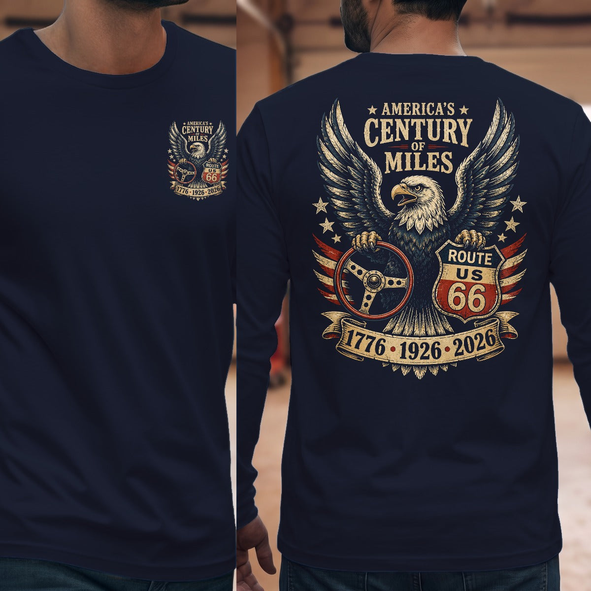 Navy | Front & Back