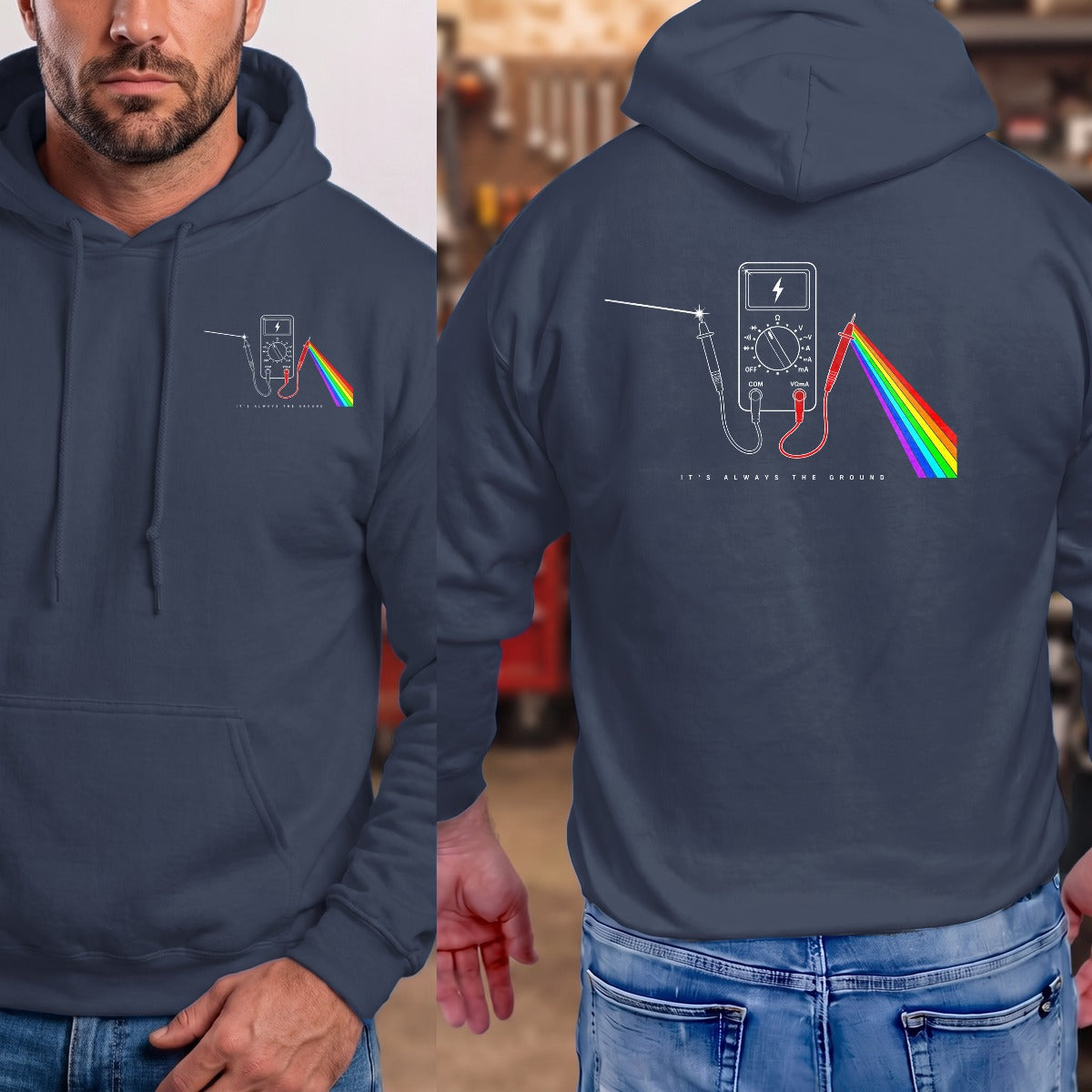 Navy | Front & Back