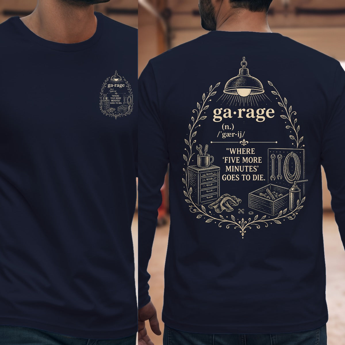 Navy | Front & Back