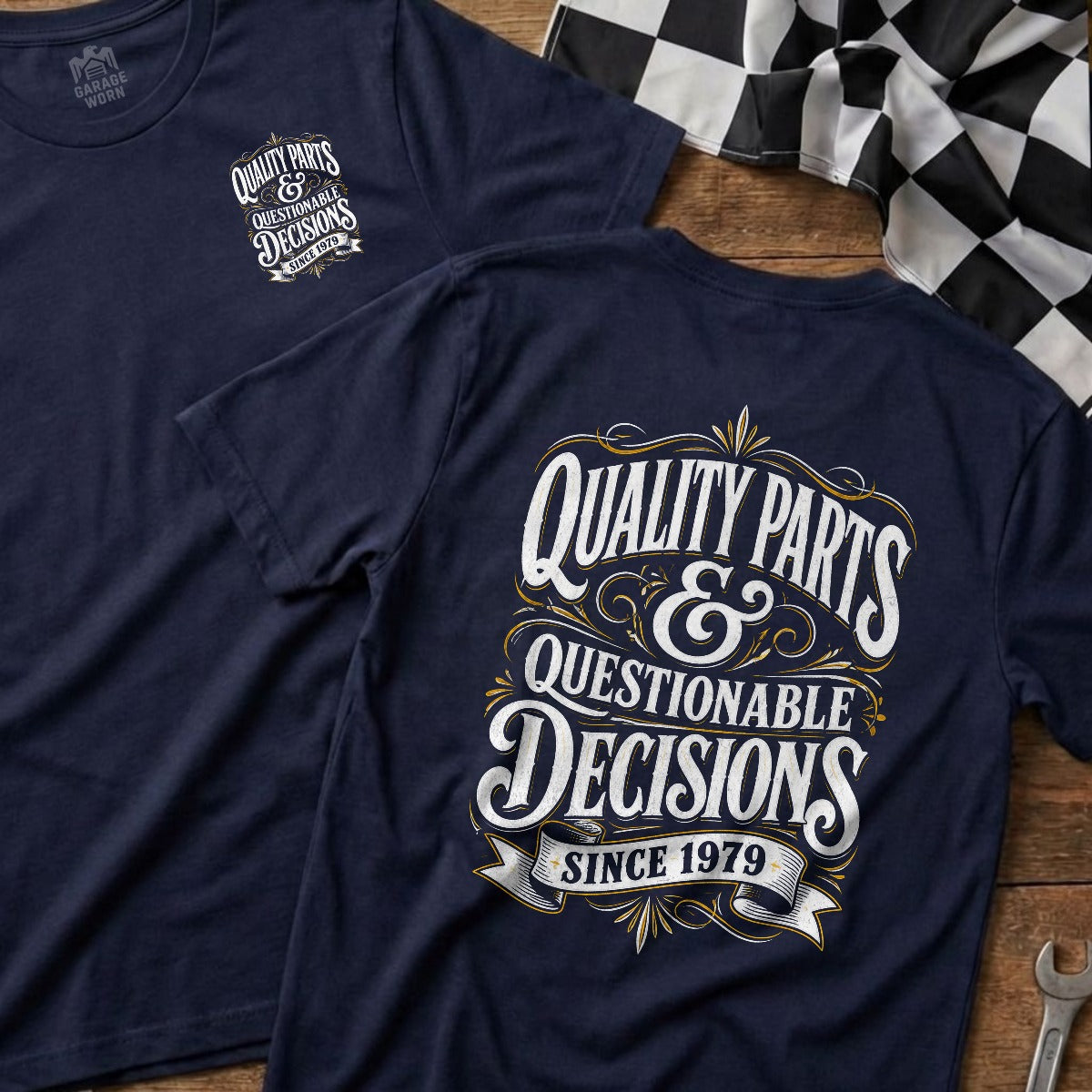 Navy | Front & Back