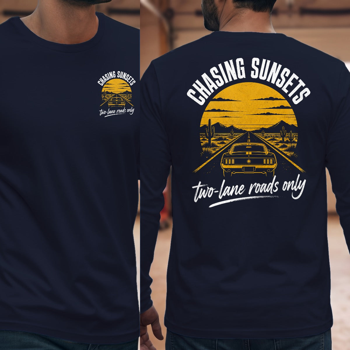 Navy | Front & Back