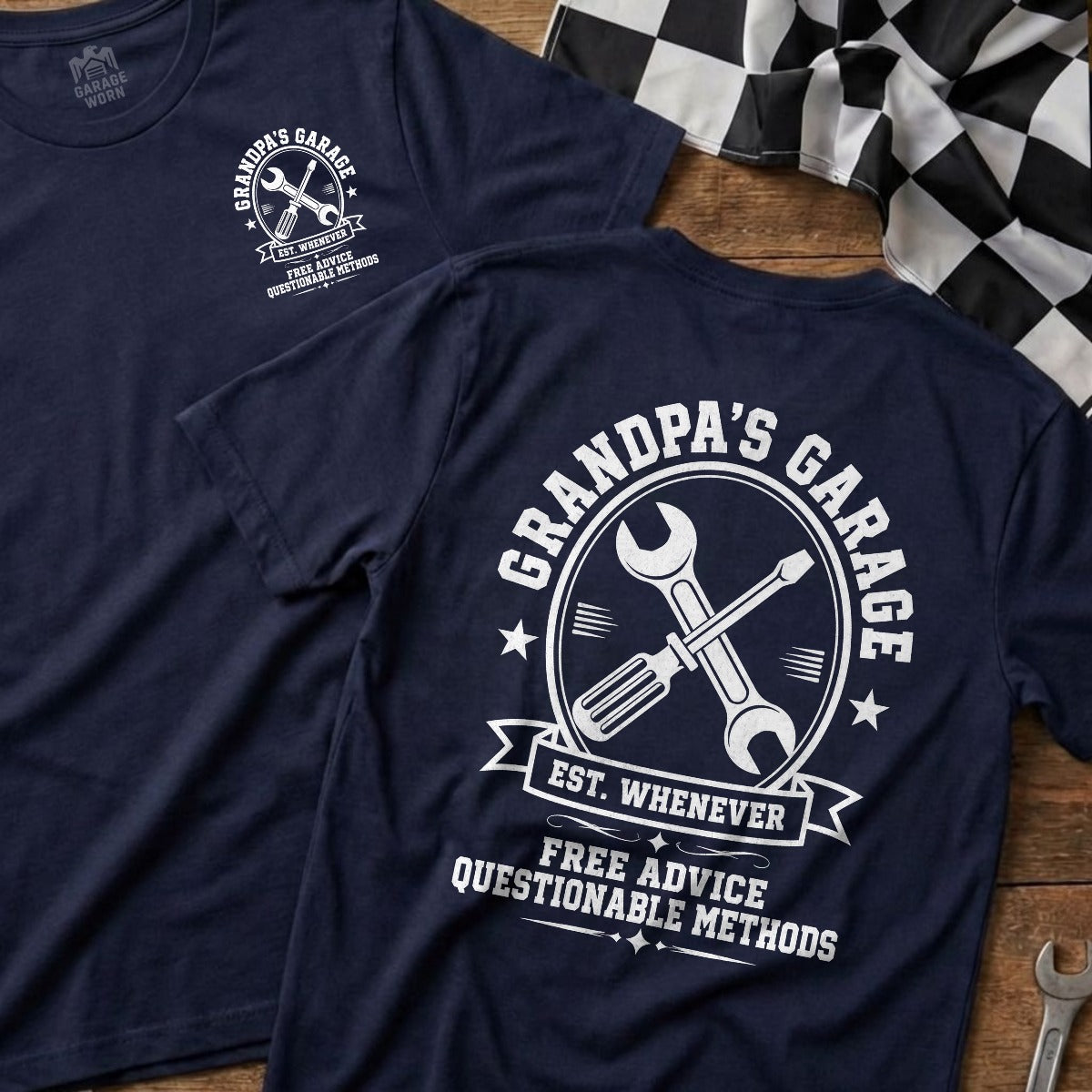 Navy | Front & Back
