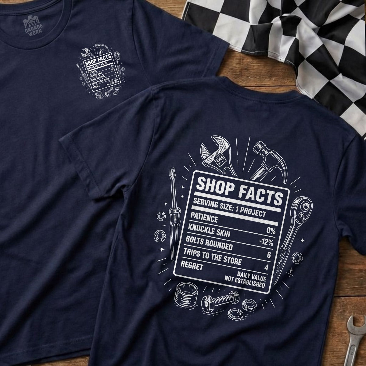 Navy | Front & Back