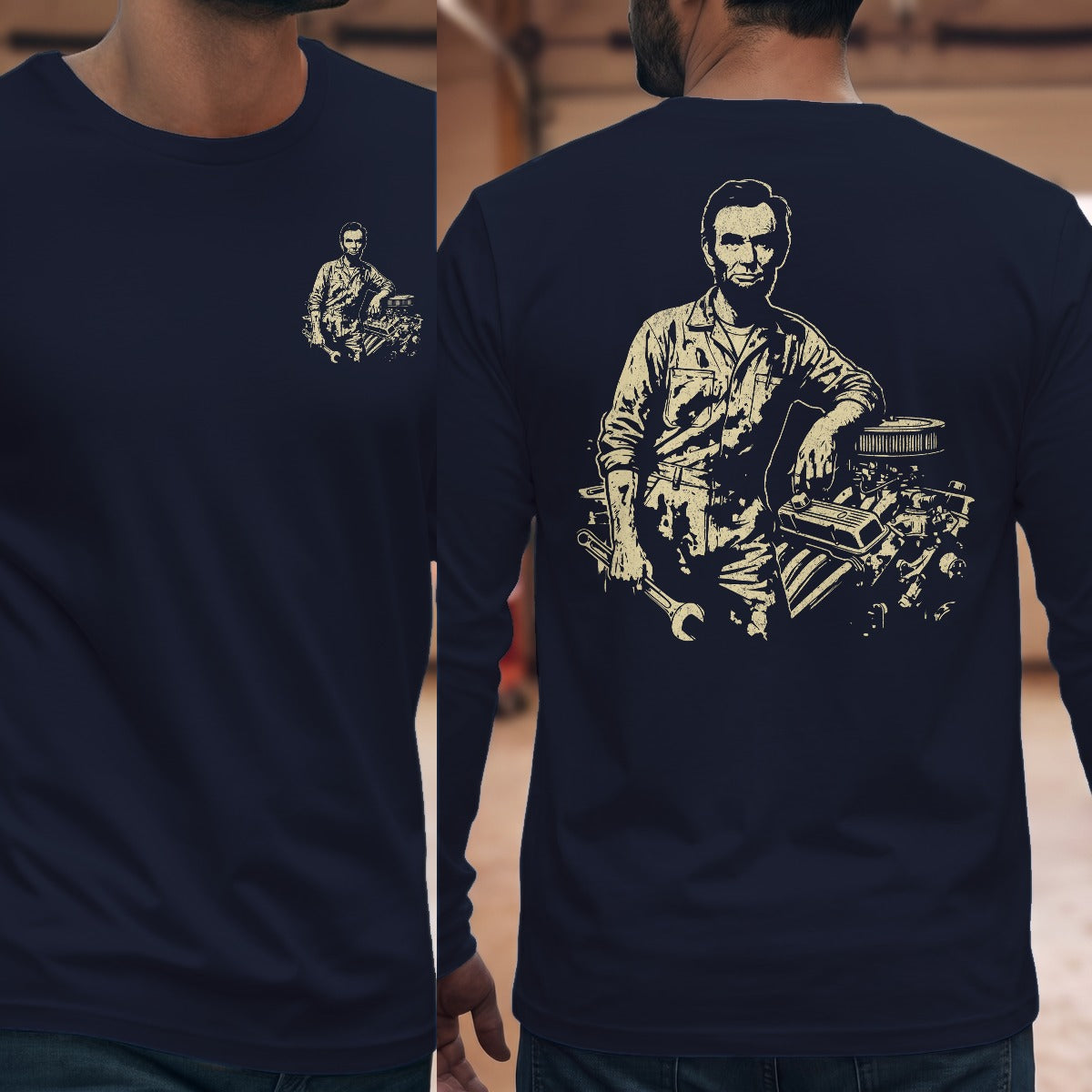 Navy | Front & Back