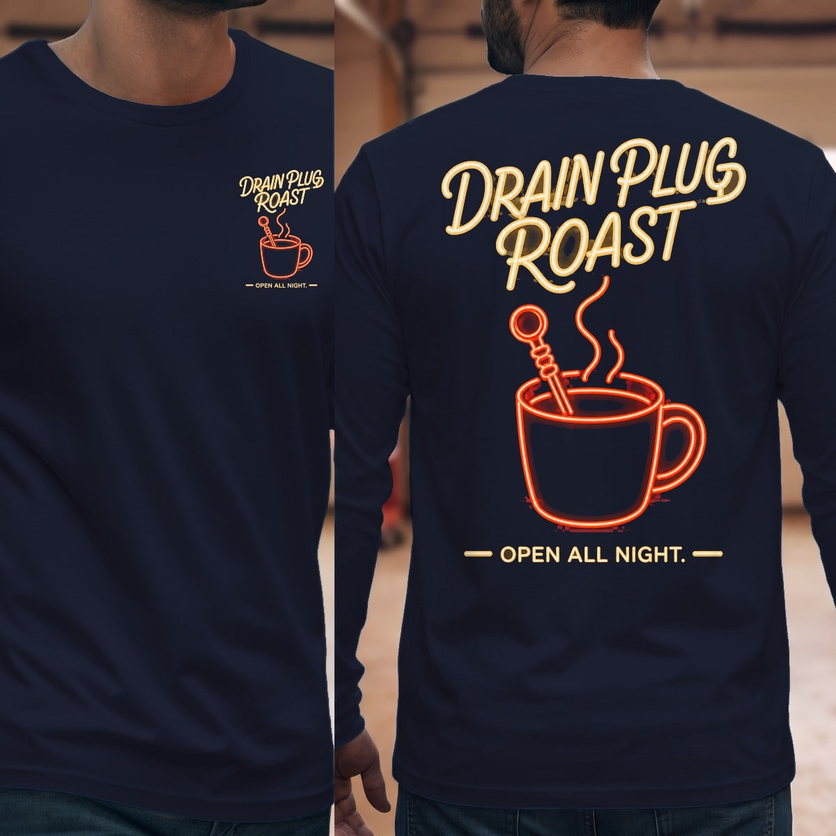 Navy | Front & Back
