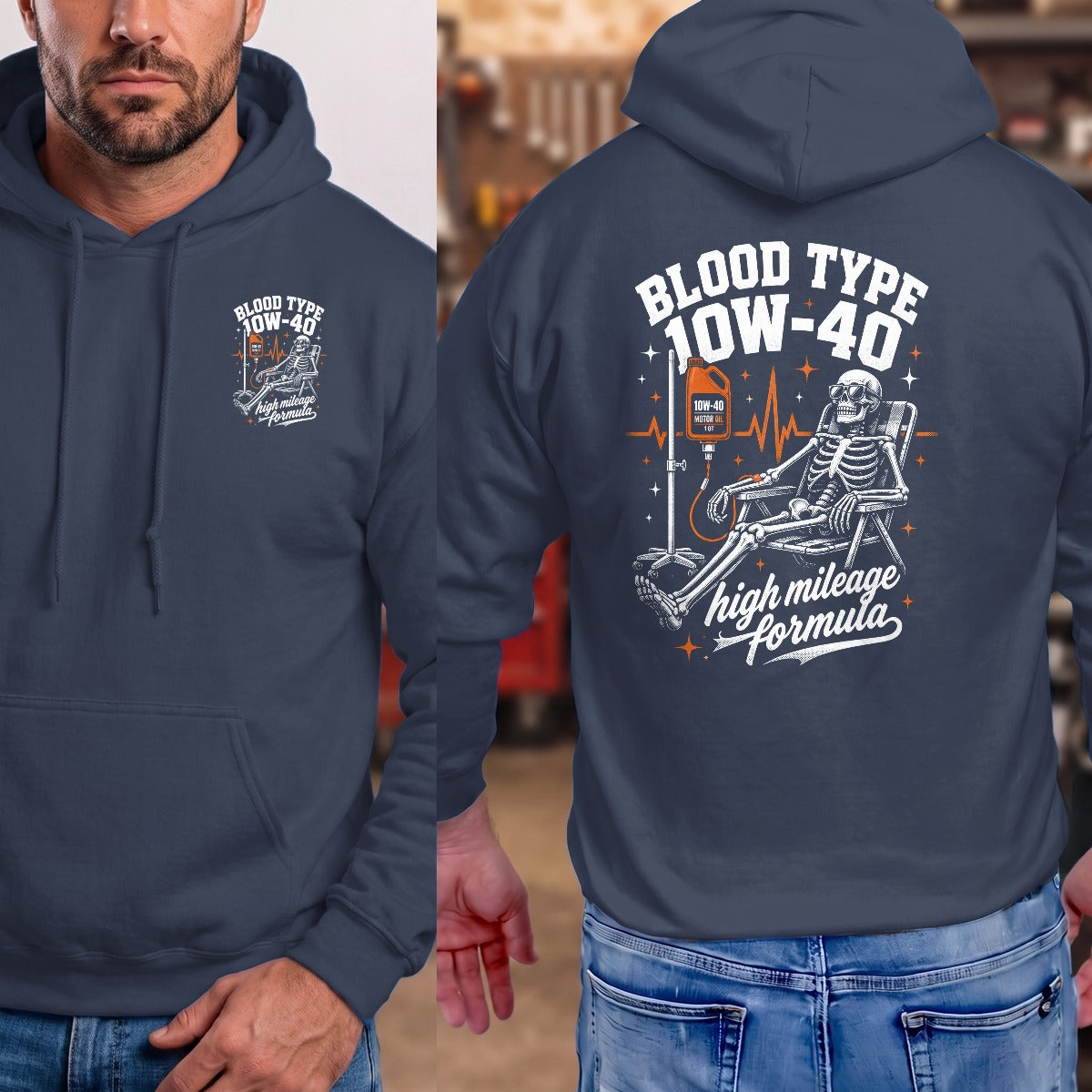Navy | Front & Back