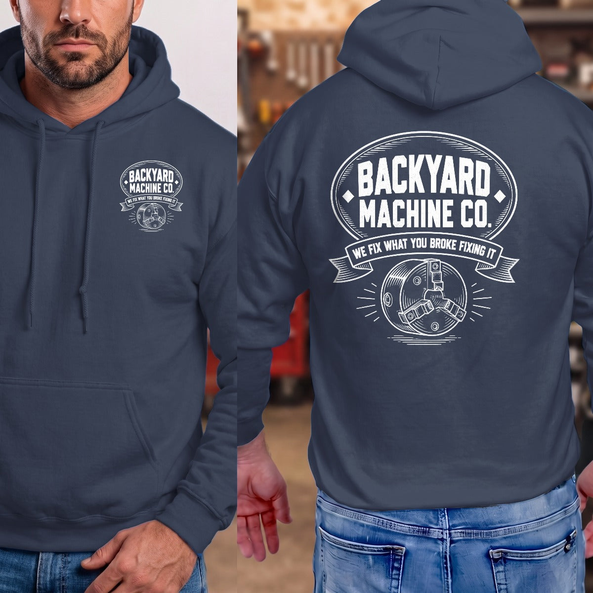 Navy | Front & Back