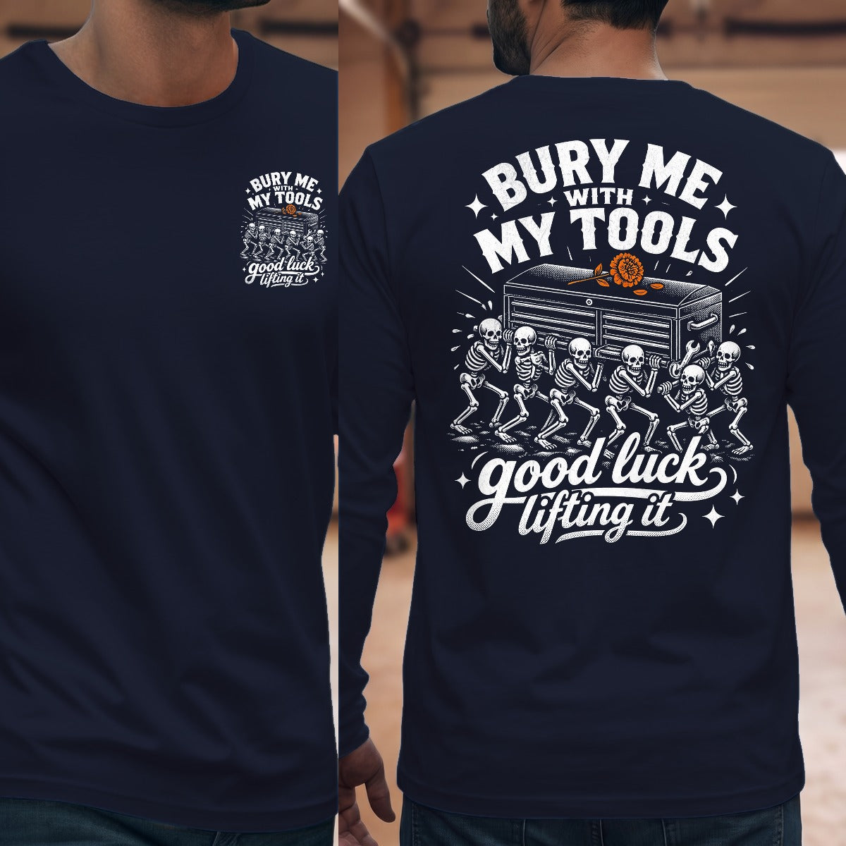 Navy | Front & Back