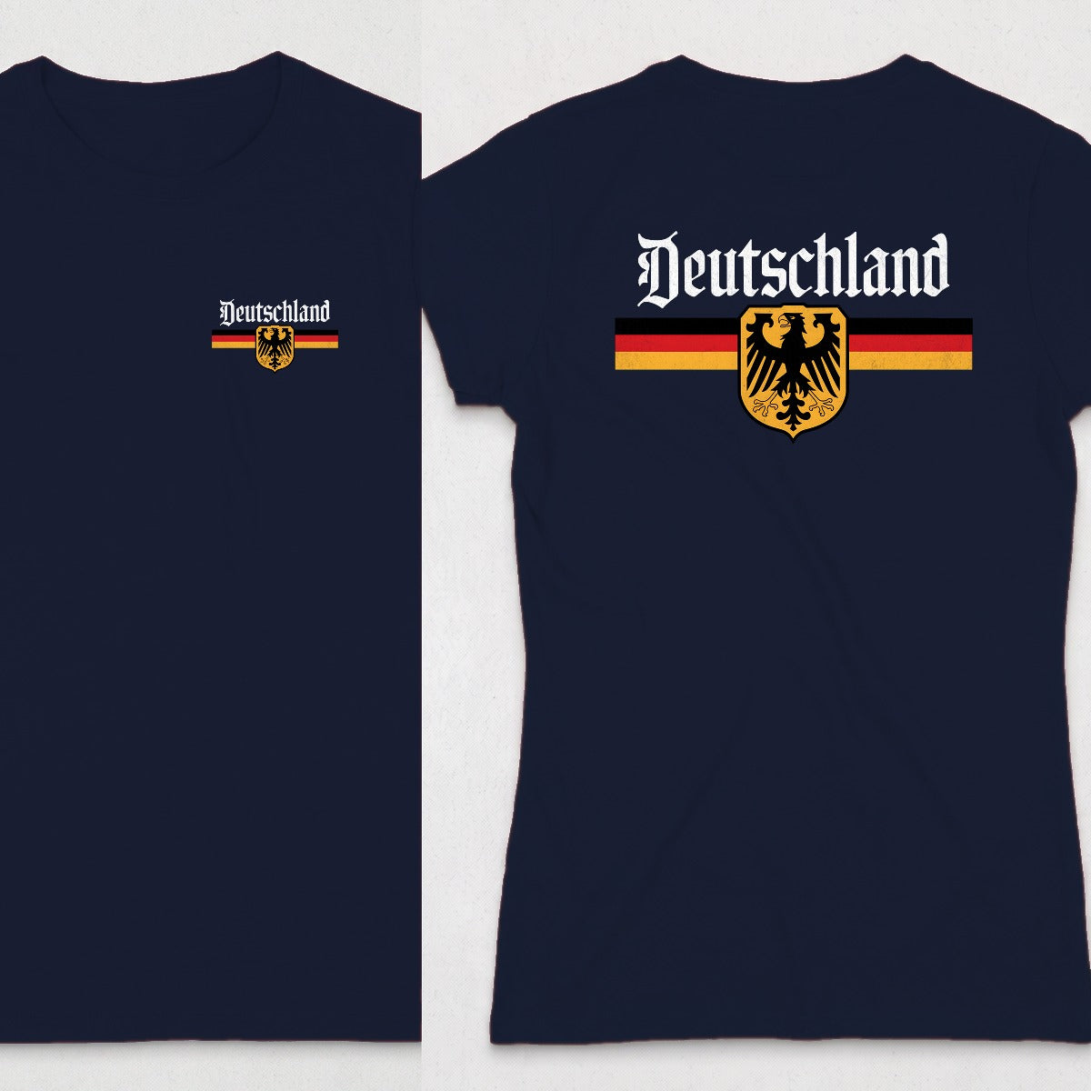 Navy | Left Chest + Back
