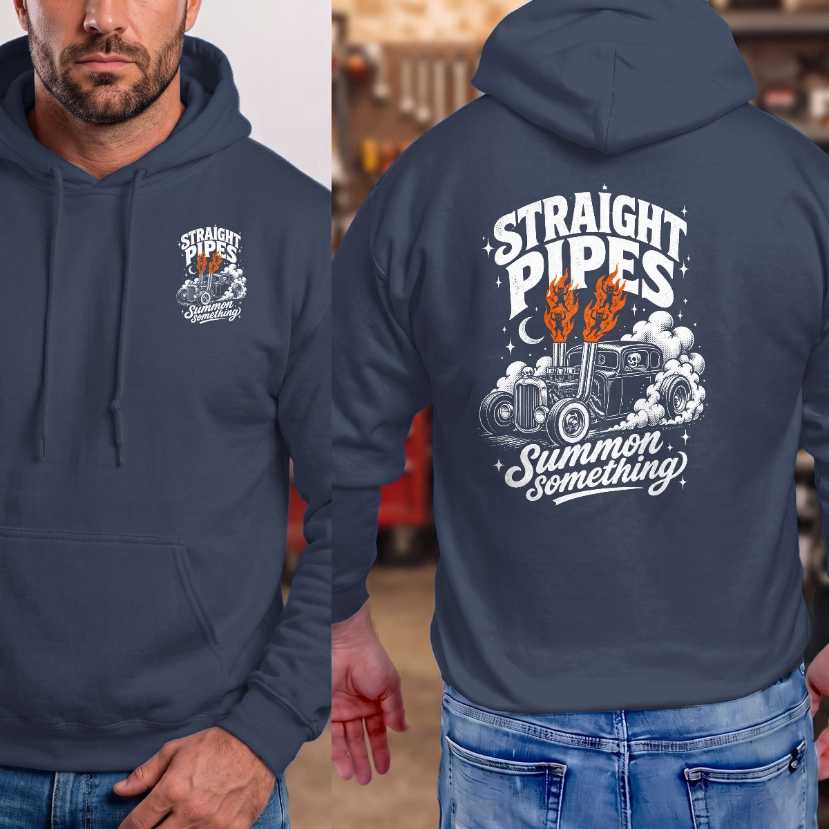 Navy | Front & Back
