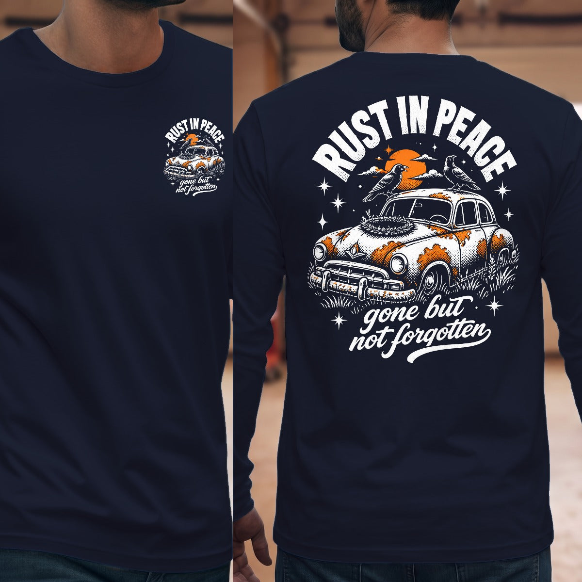 Navy | Front & Back