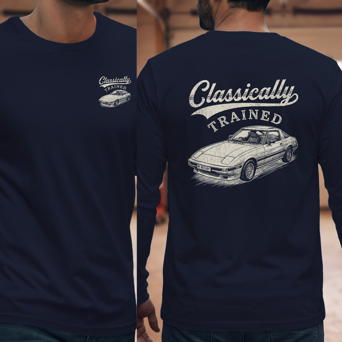Navy | Front & Back