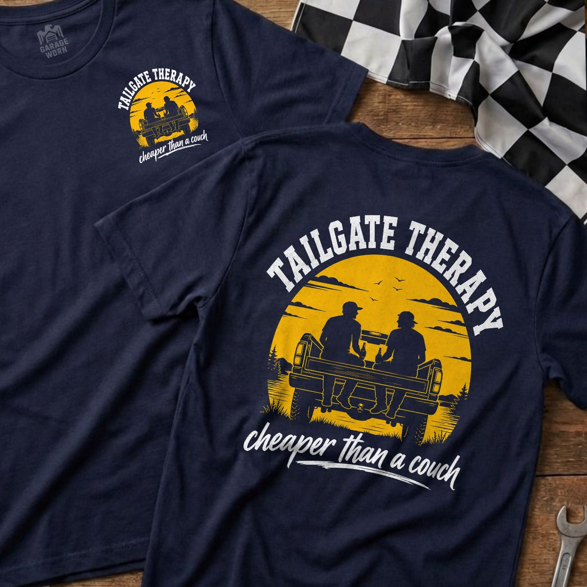 Navy | Front & Back