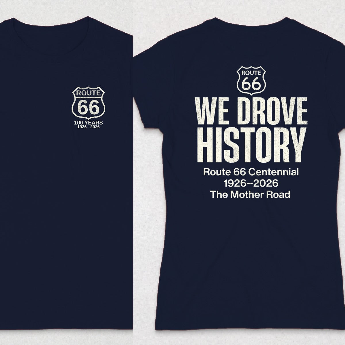 Navy | Left Chest + Back