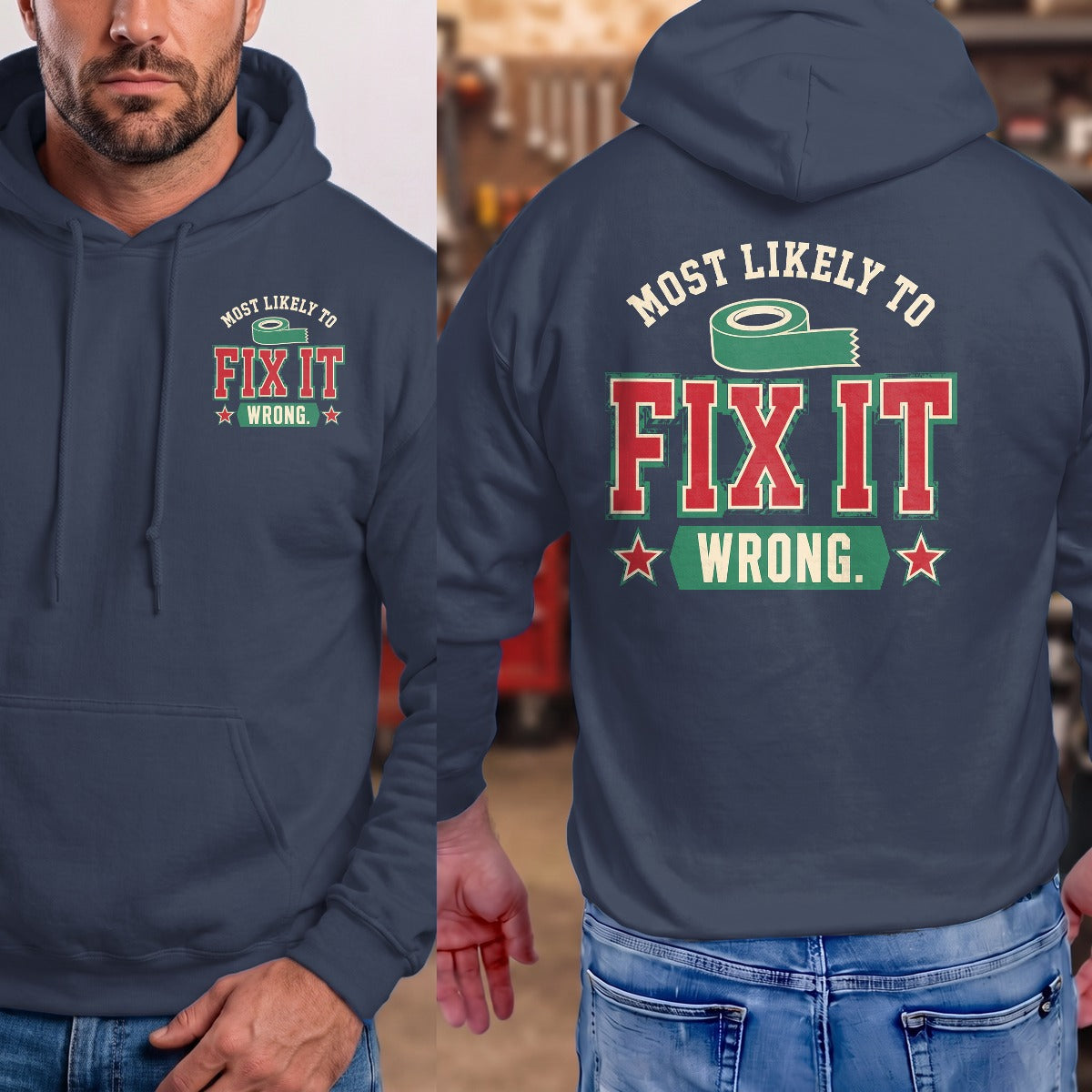 Navy | Front & Back