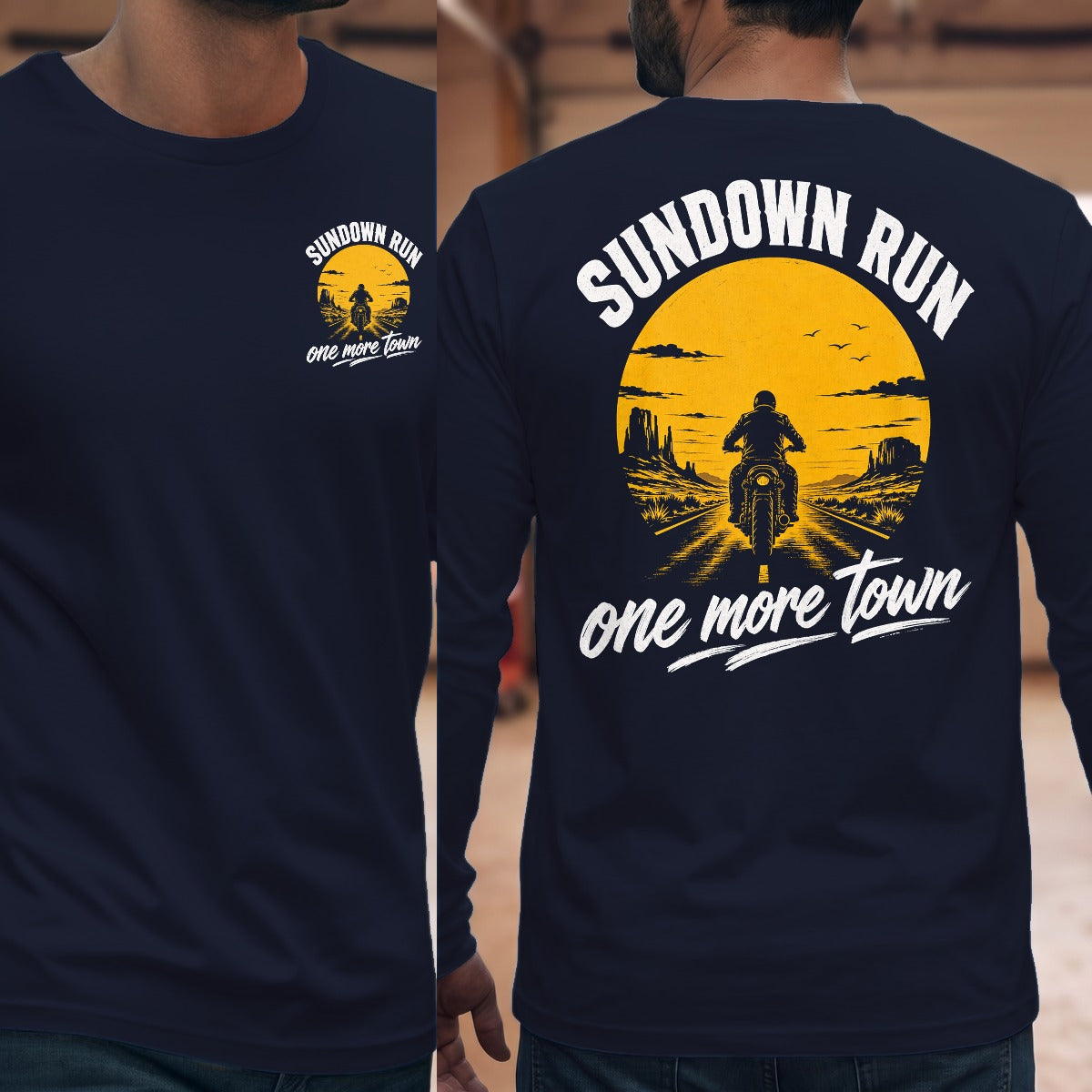 Navy | Front & Back