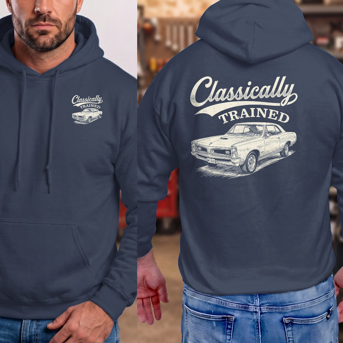 Navy | Front & Back