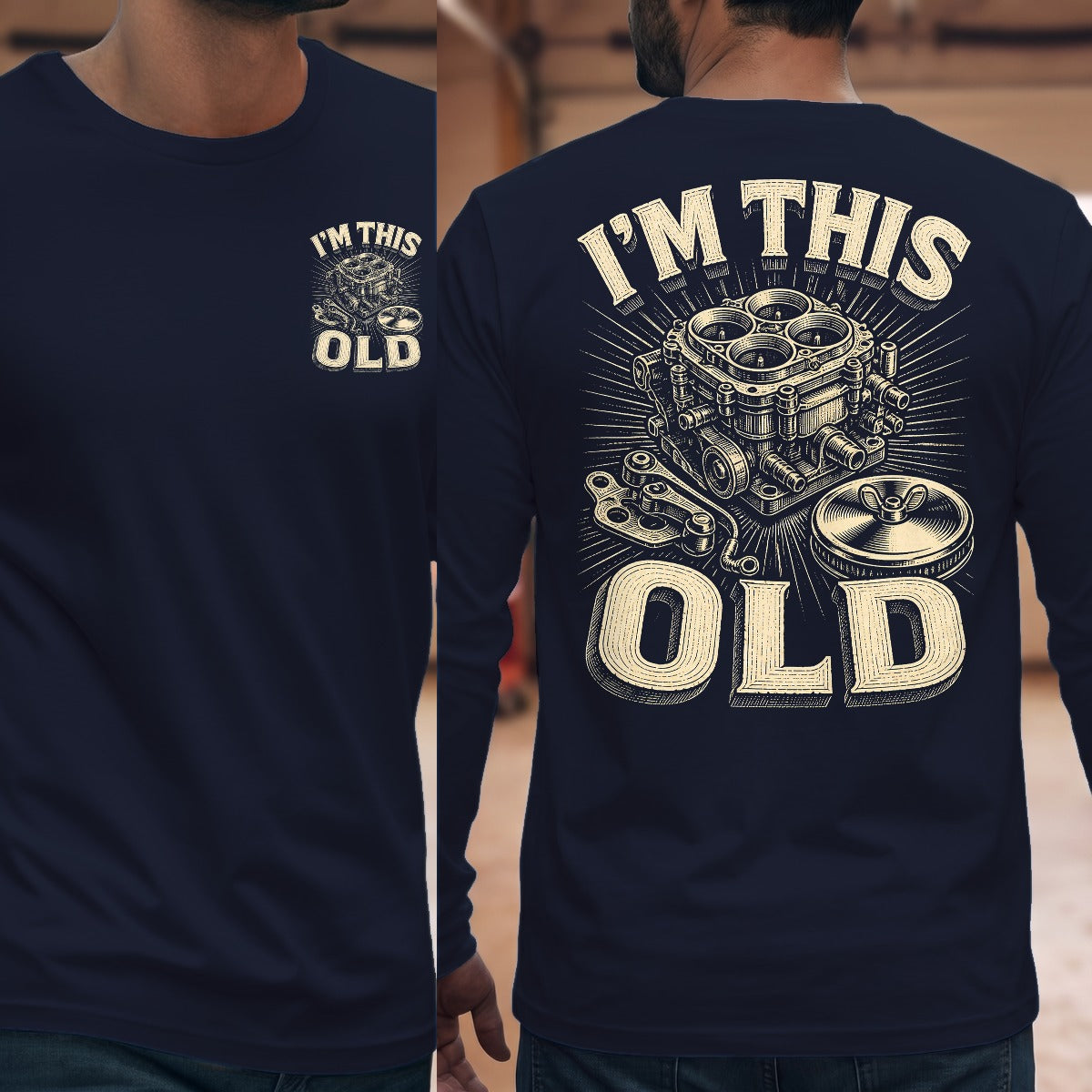 Navy | Front & Back
