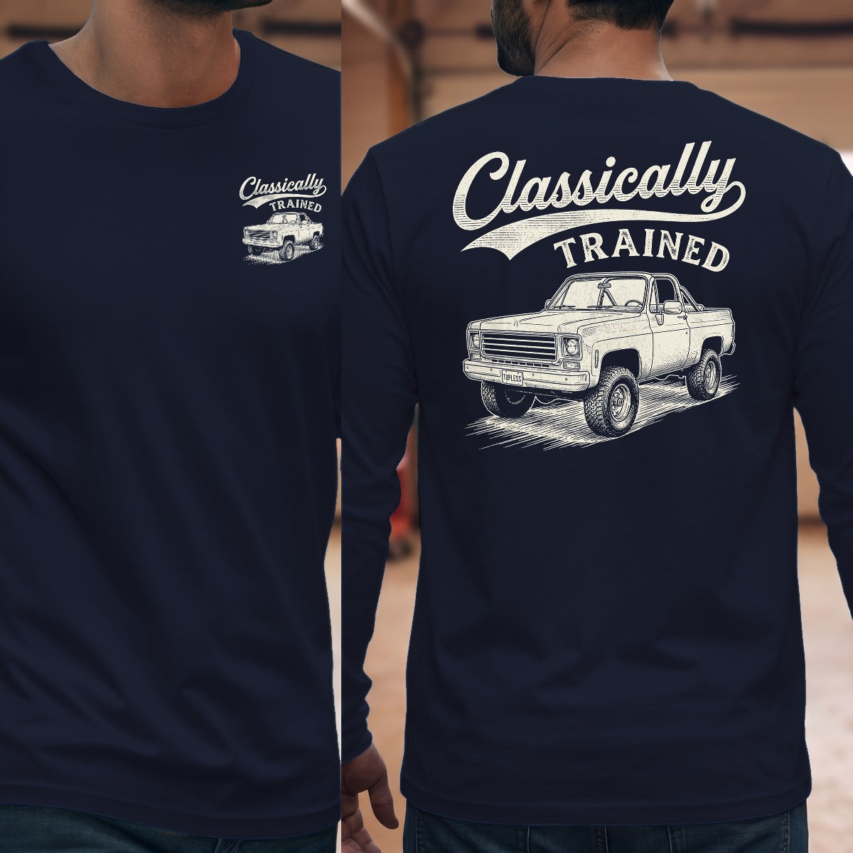 Navy | Front & Back