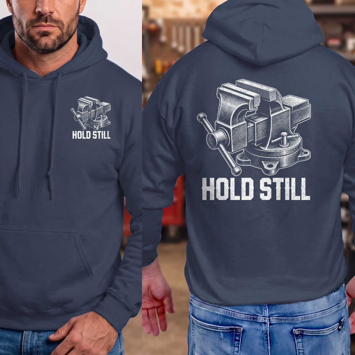 Navy | Front & Back