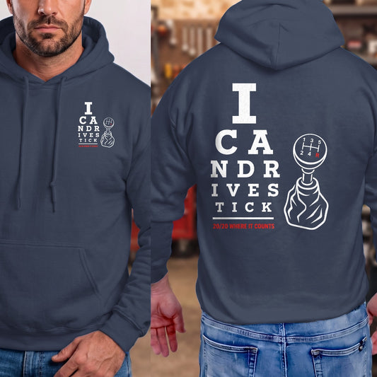 Navy | Left Chest + Back