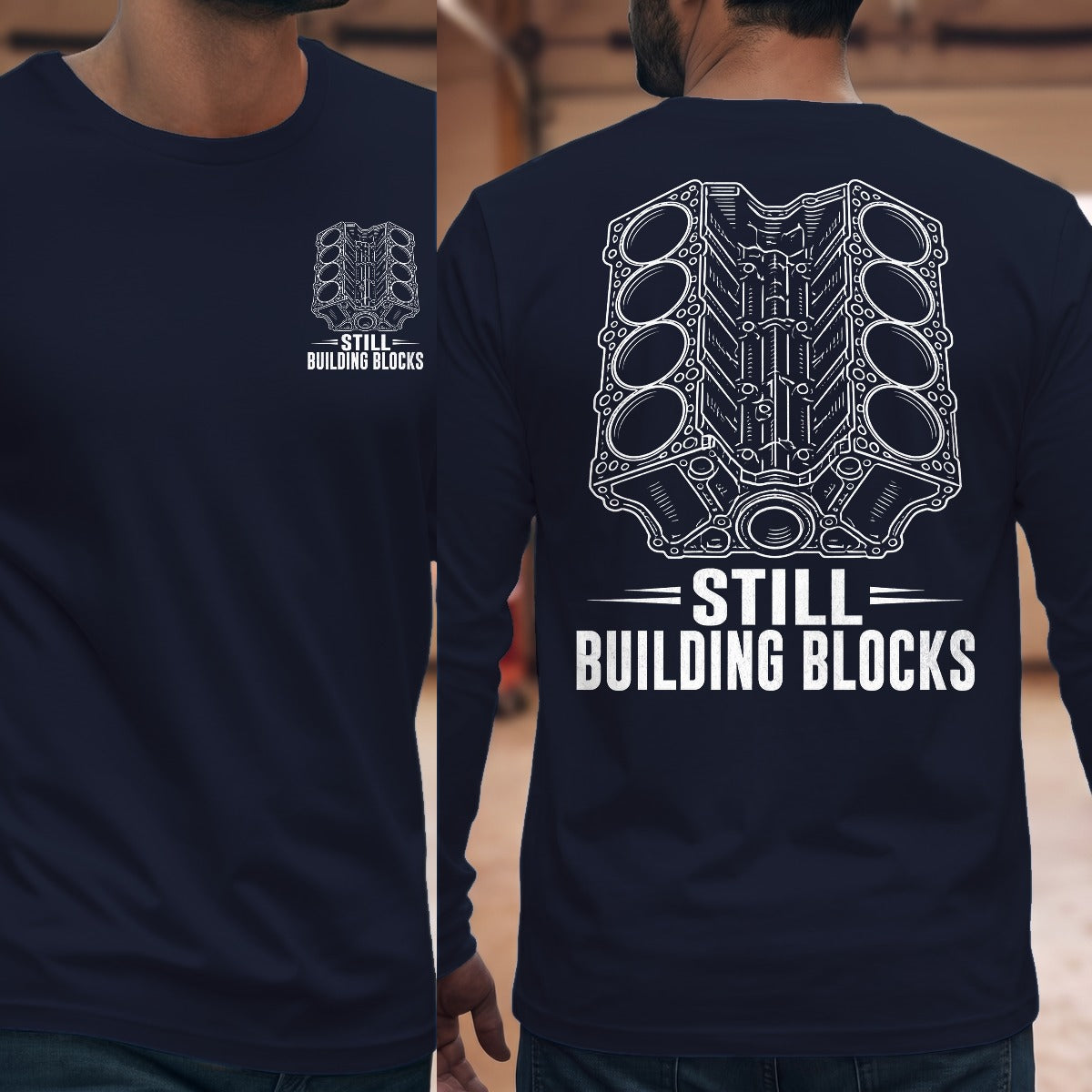 Navy | Front & Back