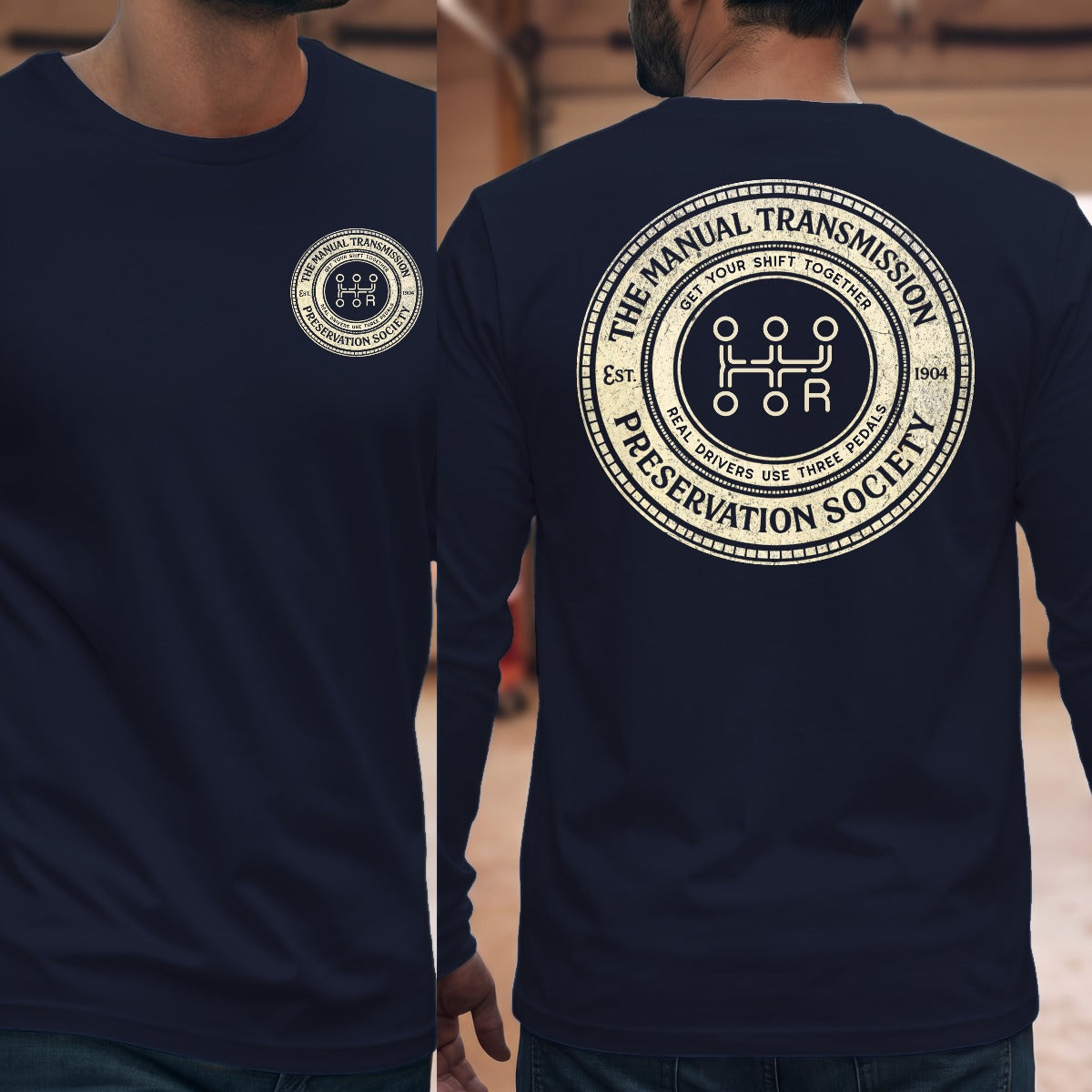 Navy | Front & Back