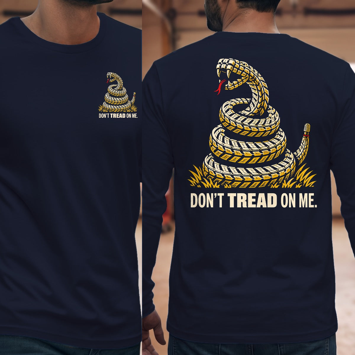 Navy | Front & Back