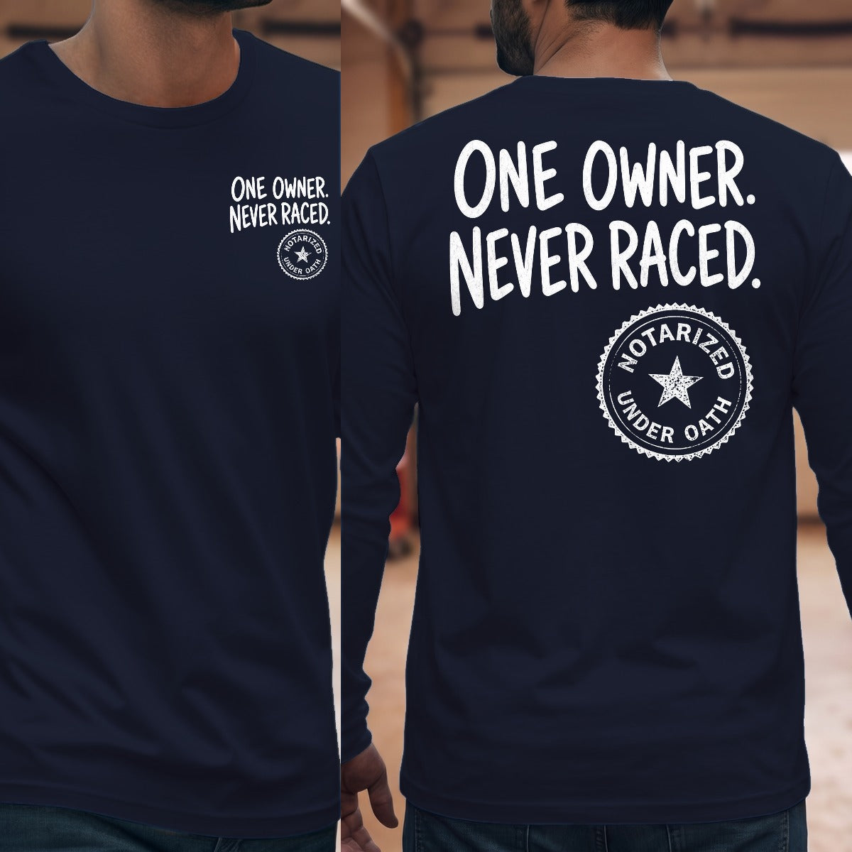 Navy | Front & Back