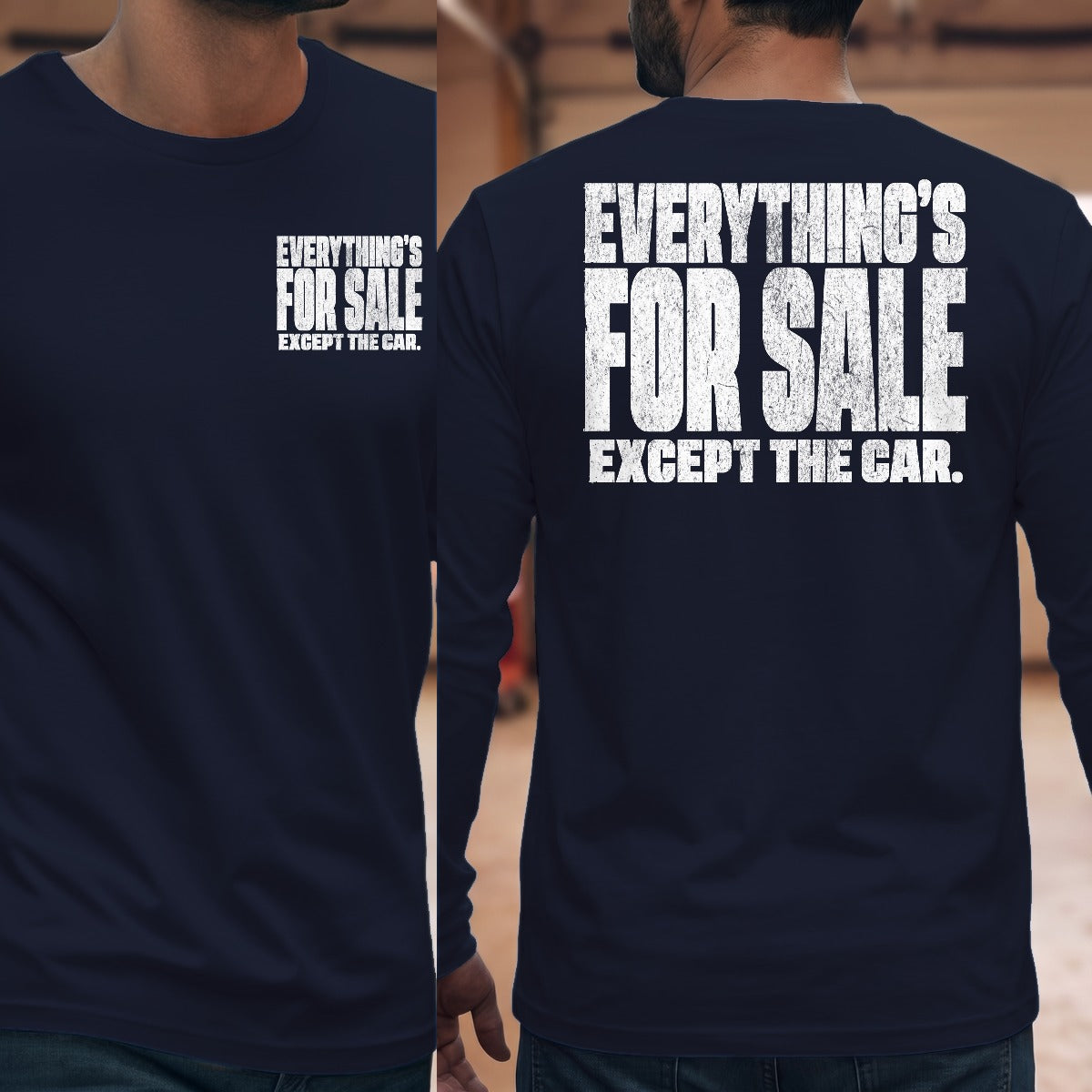 Navy | Front & Back