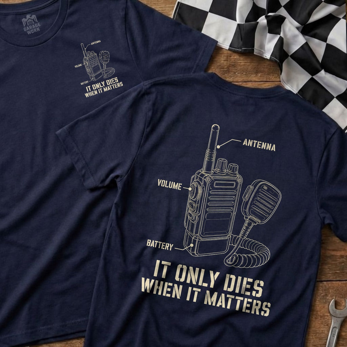 Navy | Front & Back