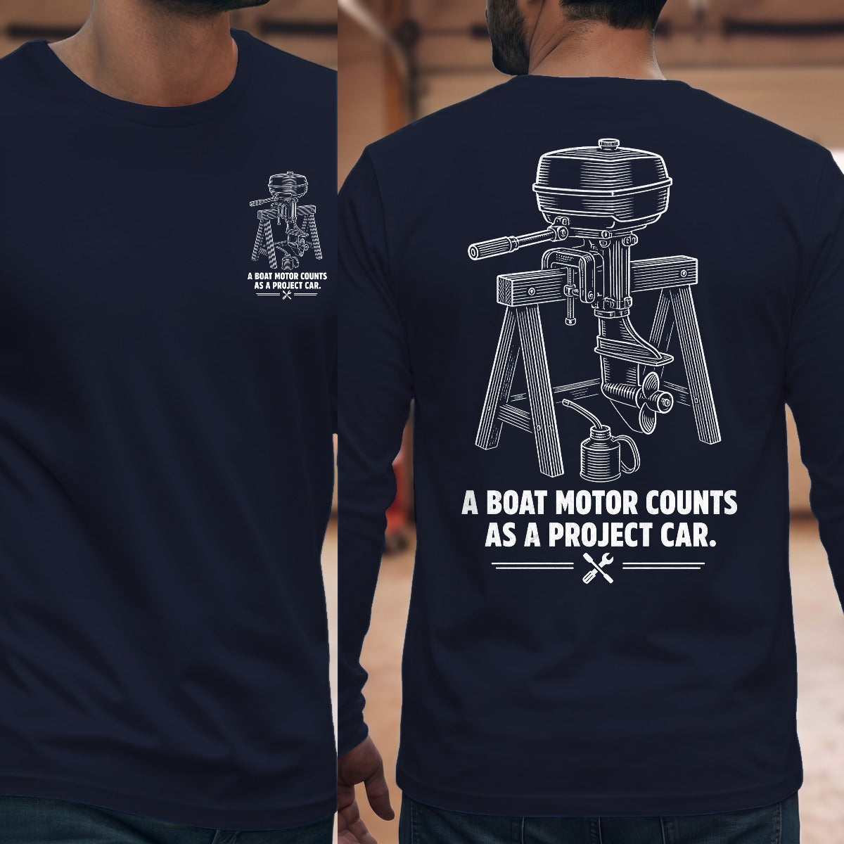 Navy | Front & Back