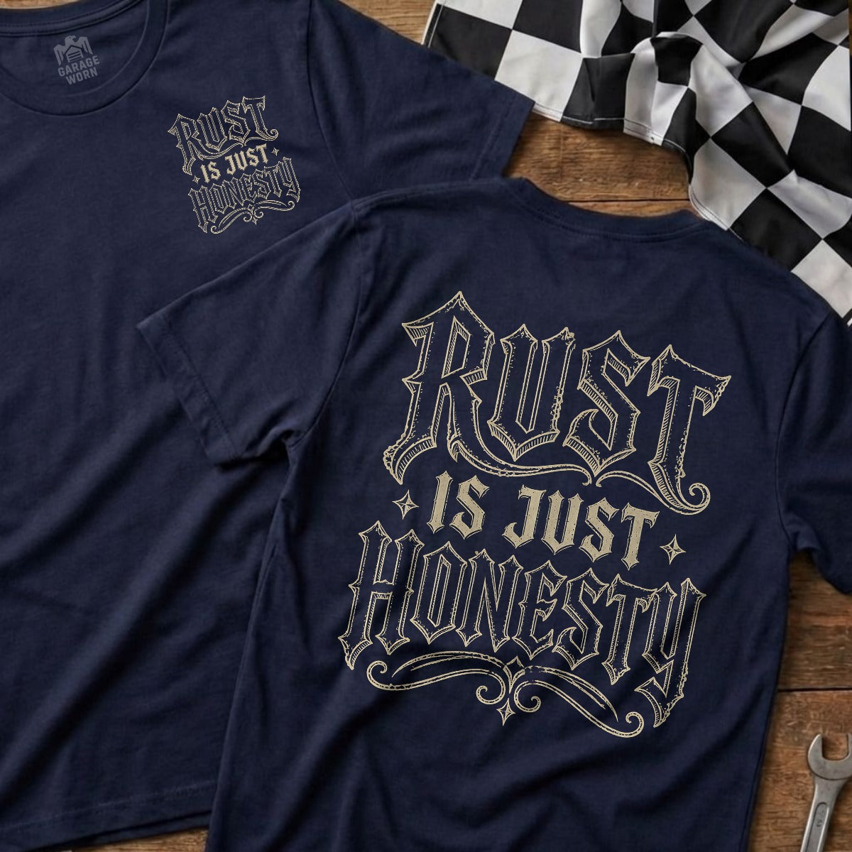 Navy | Front & Back