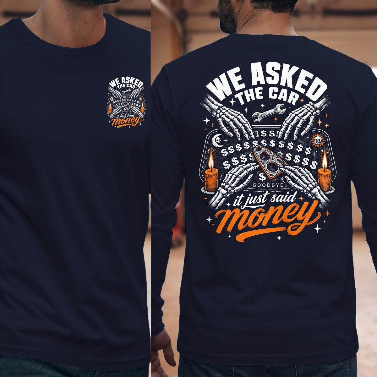 Navy | Front & Back