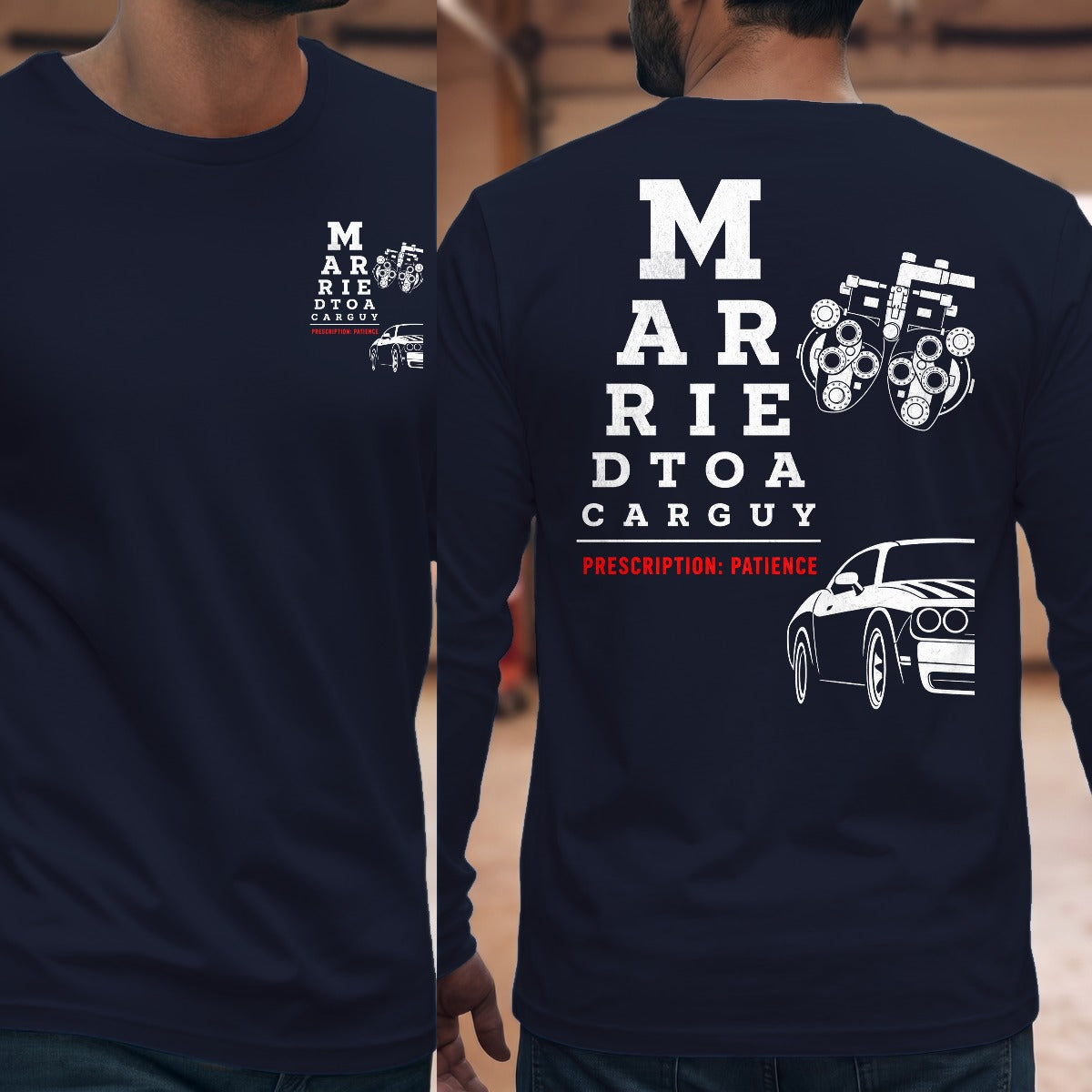 Navy | Front & Back