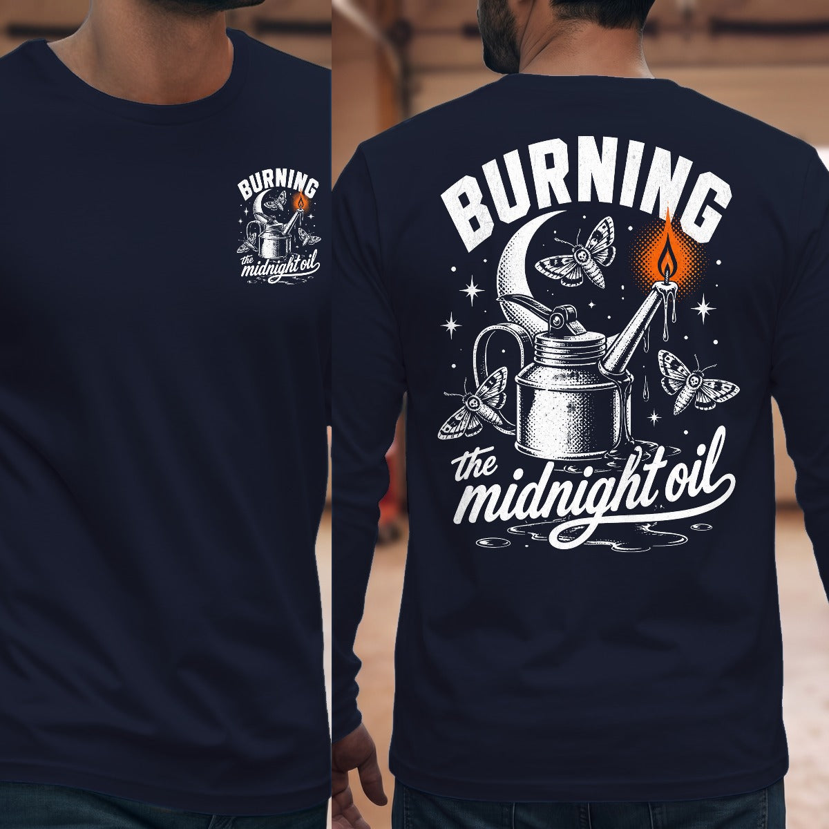 Navy | Front & Back
